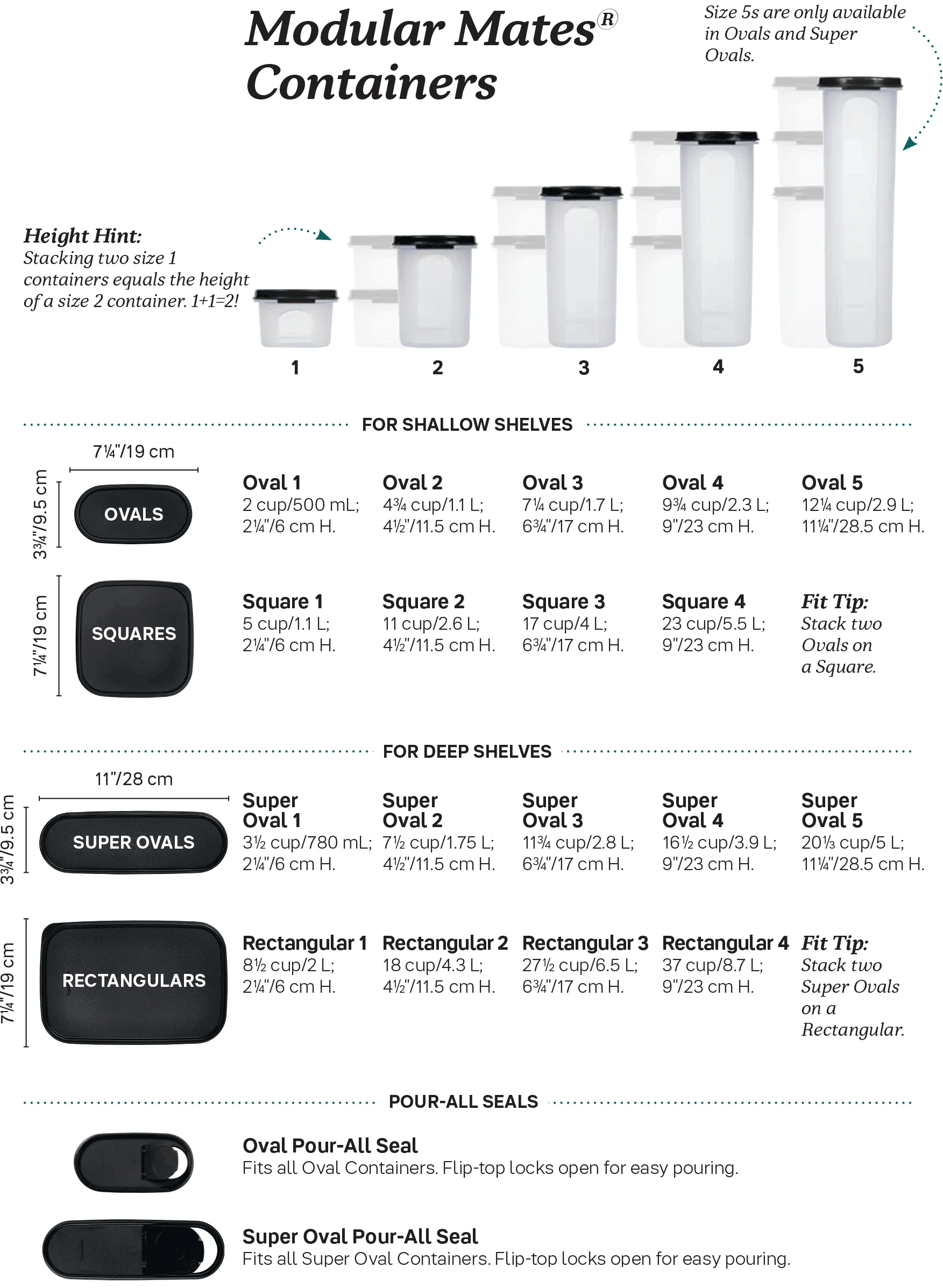 Tupperware® Modular Mates® Super Oval 3 | Food Storage Container - Image 5
