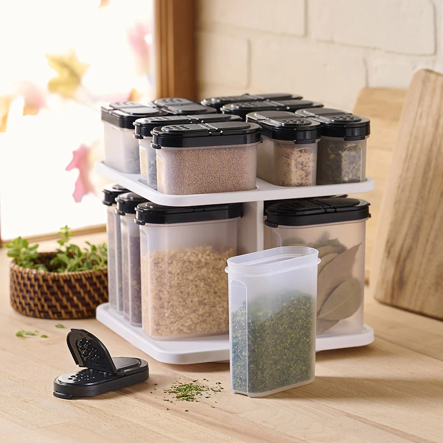 Tupperware® Spice Carousel Set | 17-pc with Small and Large Shakers - Image 2